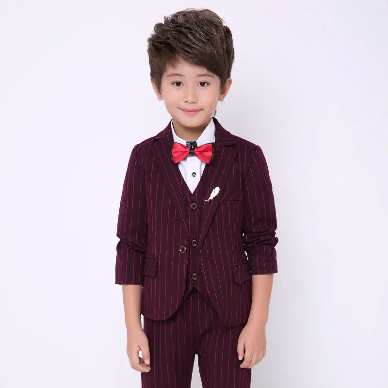 Детский костюм для мальчика свадебное платье смокинг подходящий женского