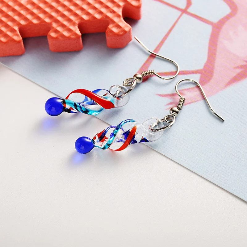 Новая мода подвеска серьги набор украшений для женщин личность Спираль-торнадо