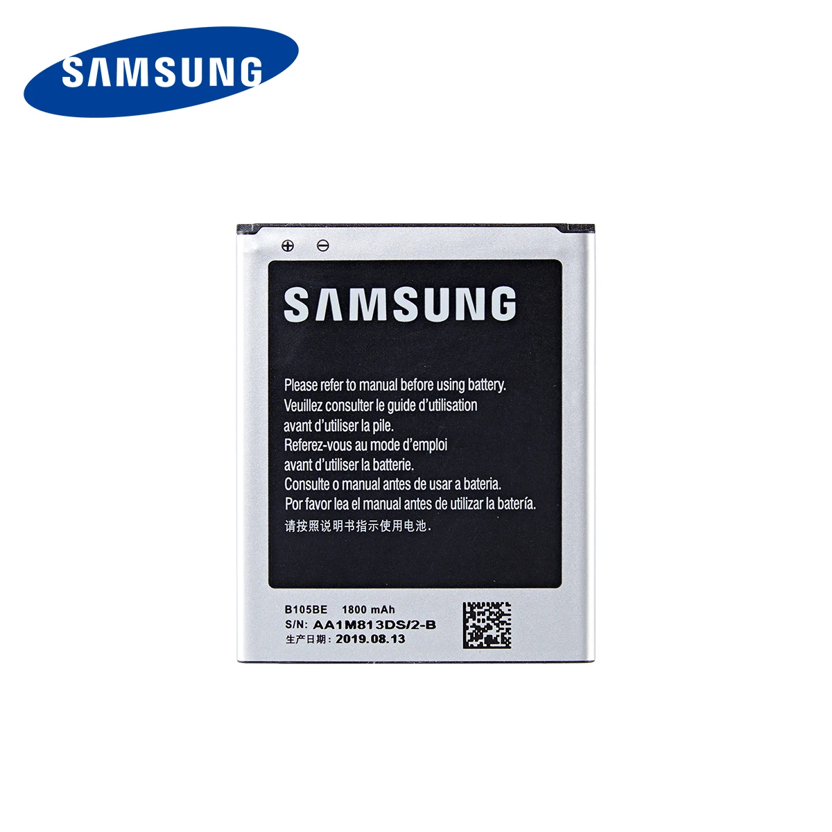 Оригинальный аккумулятор SAMSUNG B105BE B105BU 1800 мАч для Samsung Galaxy Ace 3 LTE GT-S7275 S7275B S7275T S7275R Light
