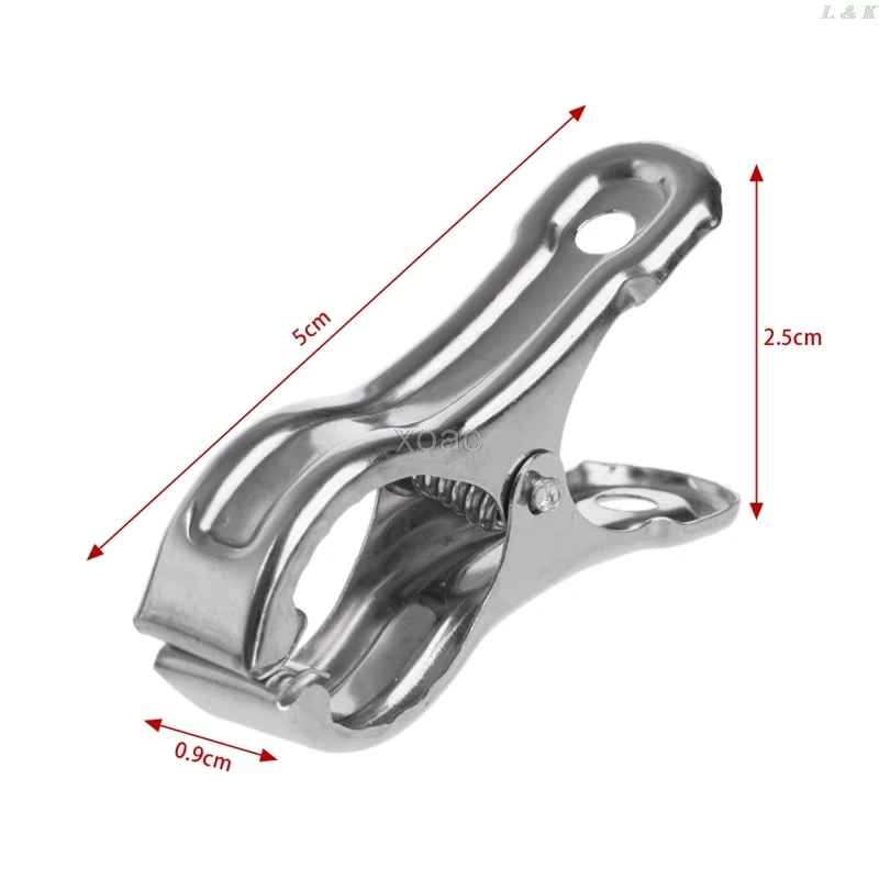 20 шт Нержавеющая сталь бельевые прищепки висит булавки для стирки ветрозащитные