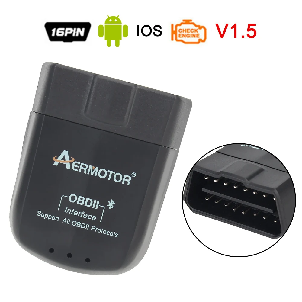 

Auto coder reader ELM327 V1.5 Car Repair Tool Car Diagnostic Tool For IOS Android PC OBD2 Scanner Bluetooth/WIFI