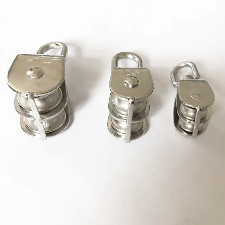 

Hot Sale Single Pulley Double Pulley Stainless Steel Single Pulley Wire Rope Pulley Lifting Crane Single Pulley Wheel Tools