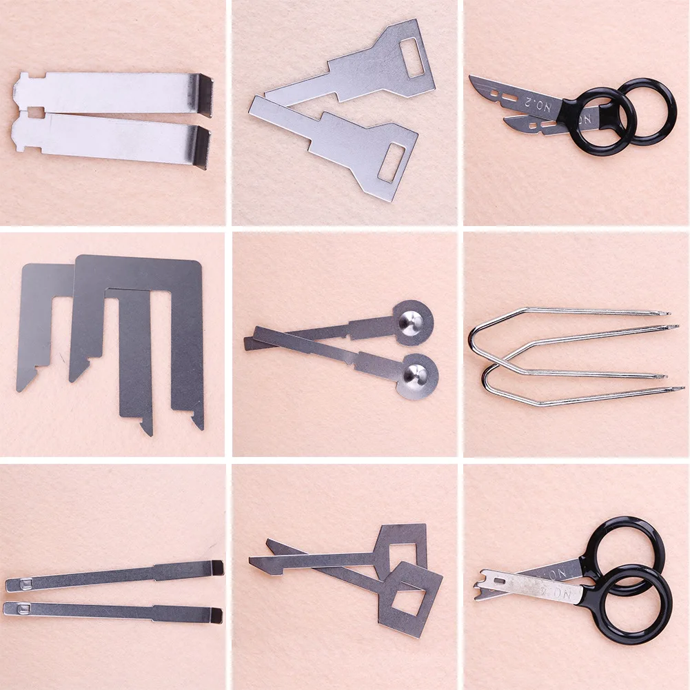 38 шт./компл. автомобильный стерео радио релиз Инструменты для удаления ключей с