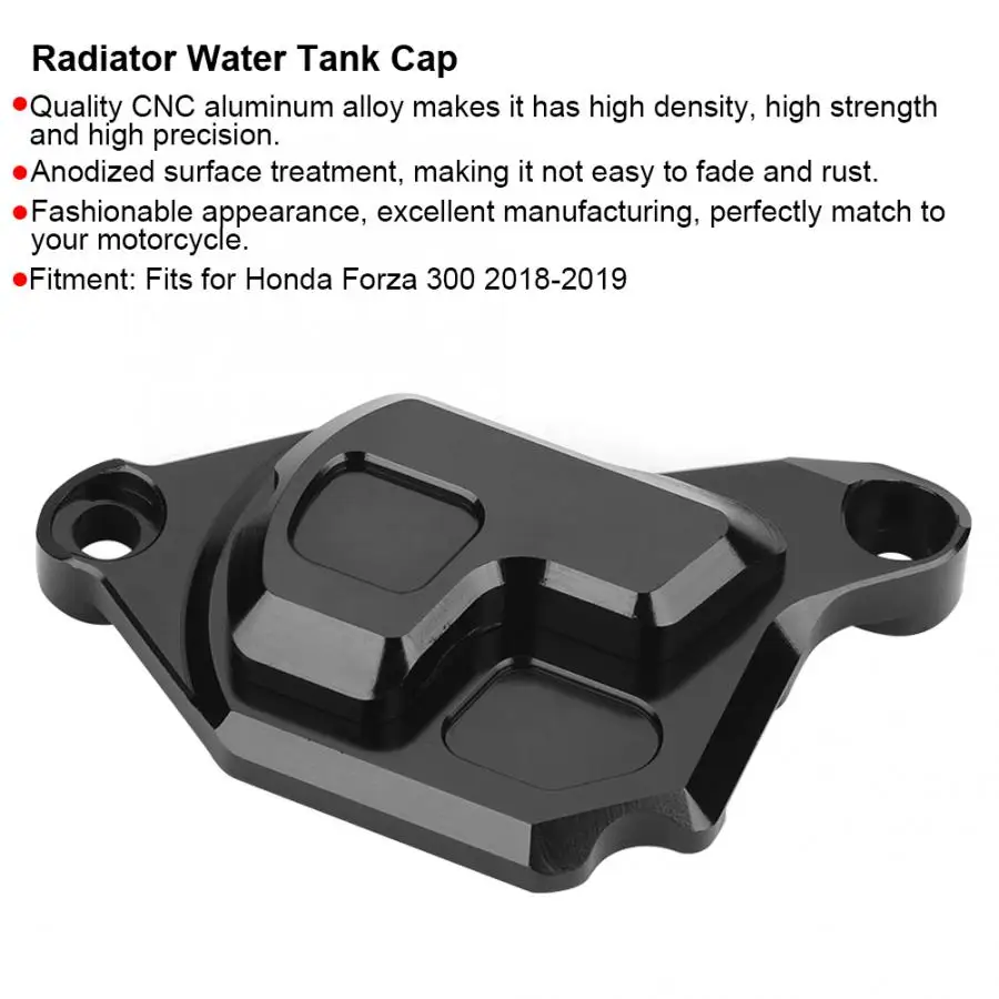 Крышка водяного бака мотоцикла из алюминиевого сплава Подходит для Honda Forza 300 2018