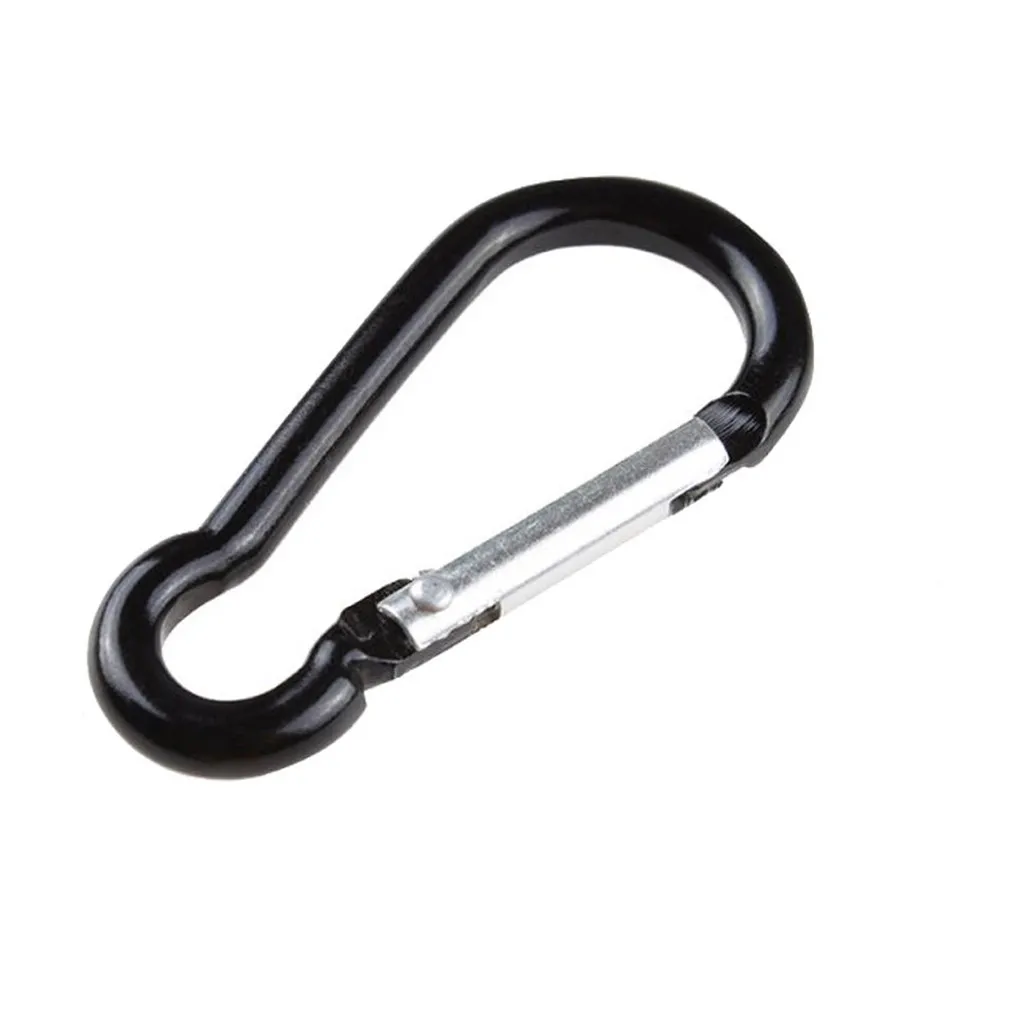 

1Pcs Aluminum Snap Hook Carabiner D-Ring Key Chain Clip Keychain Hiking Camp Mountaineering Hook Climbing Accessories