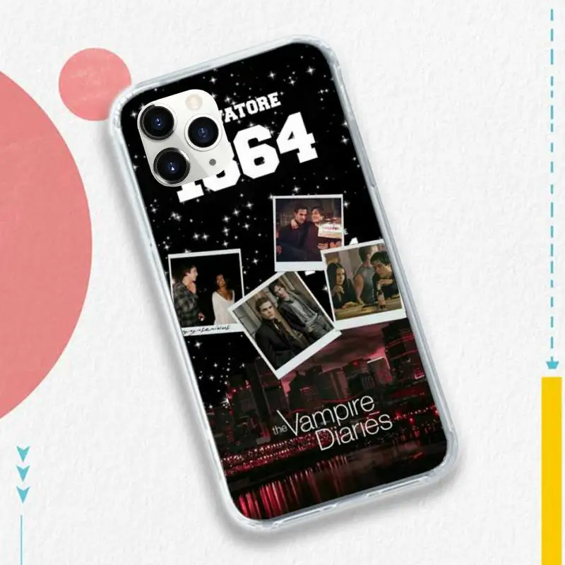 

The Vampire Diaries painting Phone Case for iPhone 11 12 pro XS MAX 8 7 6 6S Plus X 5S SE 2020 XR