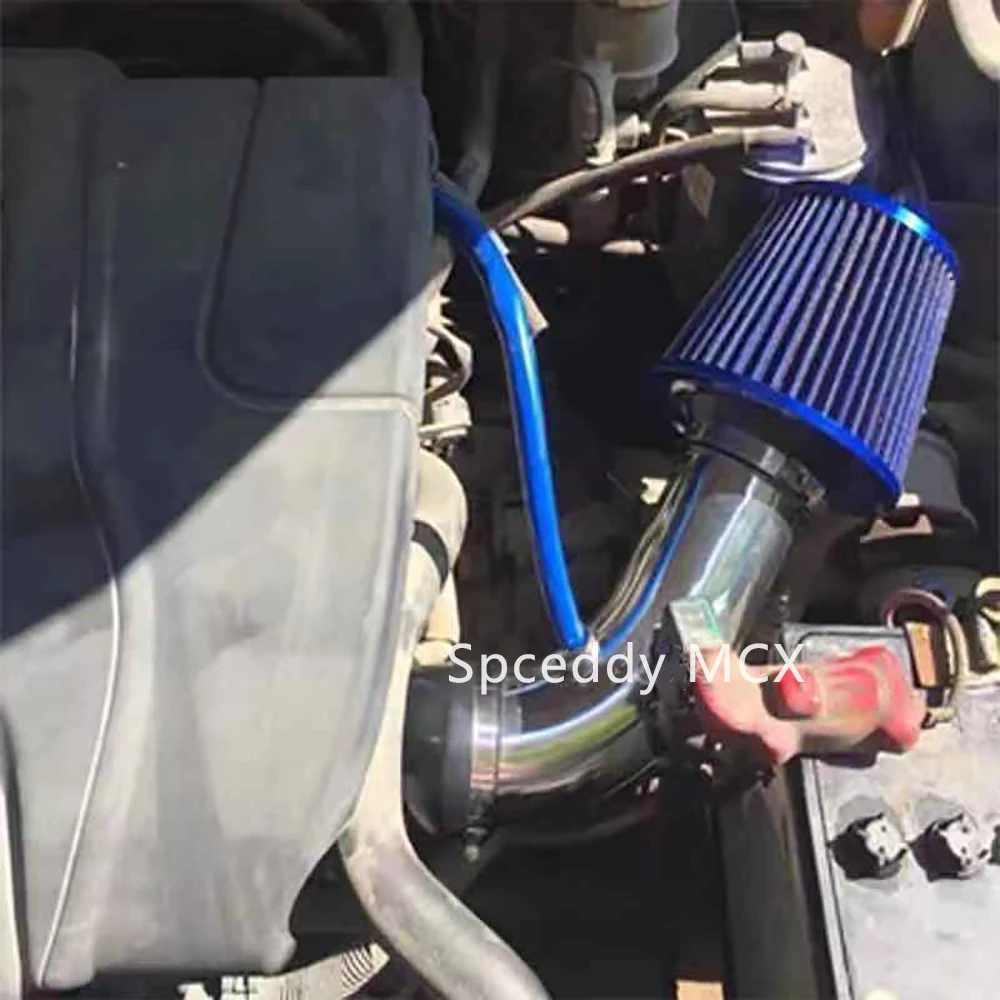 Universal Red Car Cold Air Intake Kit 76 MM/3 Inch Modified Aluminum Tube Mushroom Head Hose System Filter MC20S20 | Автомобили и