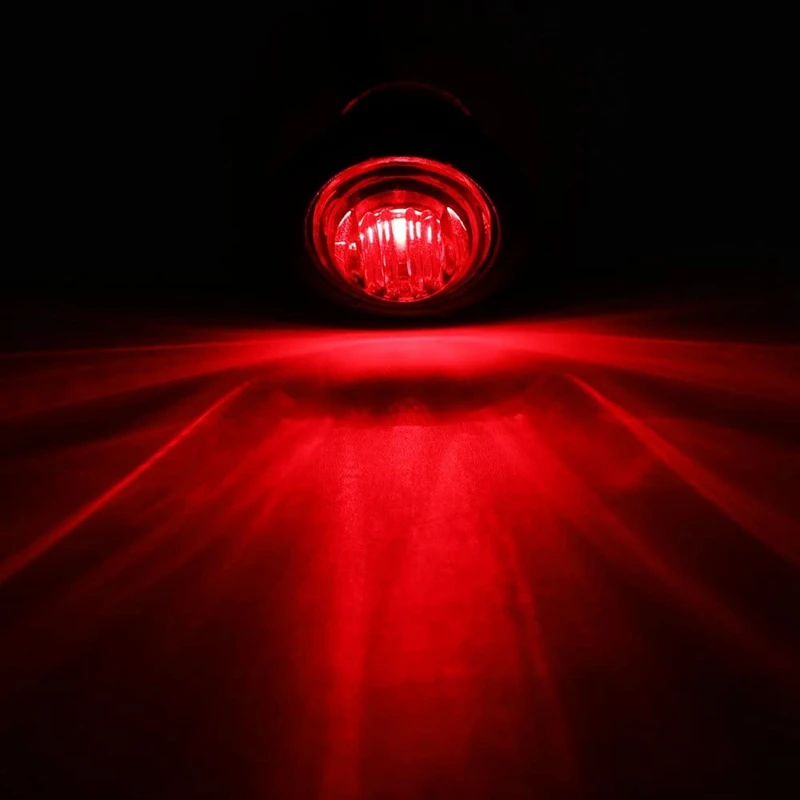 20 шт 3/4 дюймов мини маленький круглый светильник 3LED Боковой габаритный фонарь для
