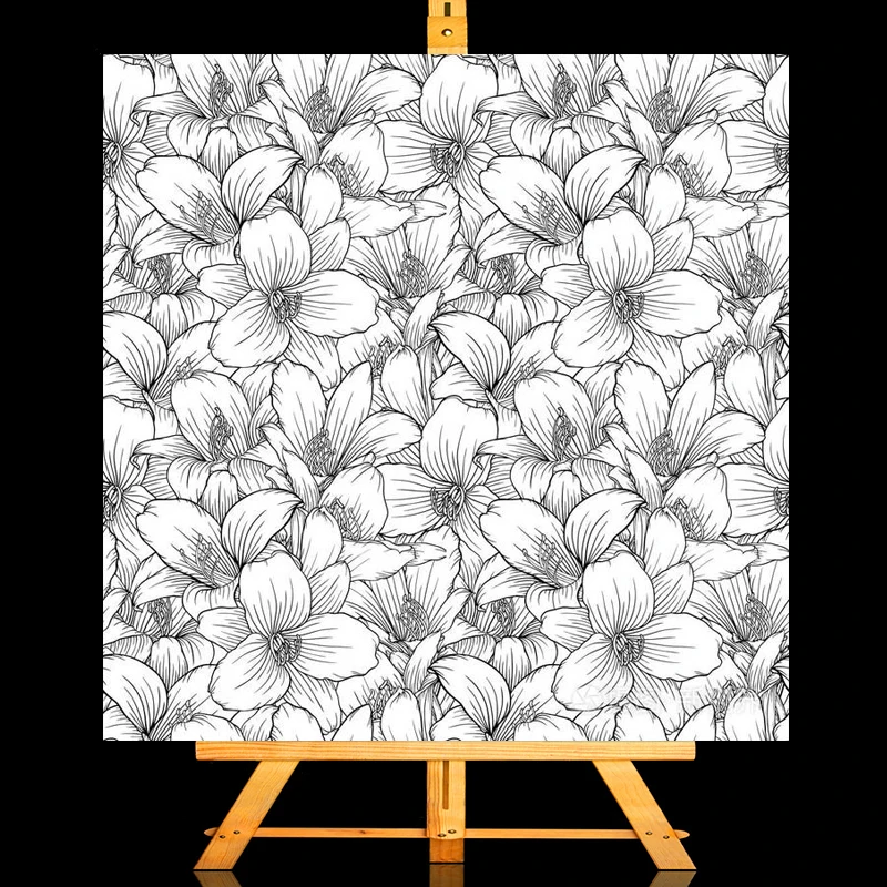 

ZhuoAng Full page Flowers Clear Stamps Card Making Holiday Decorations For scrapbooking Transparent stamps 13*13cm