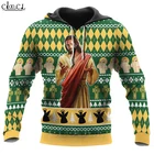 CLOOCL новые христианский Иисус католический уличная 3D, с рисунком, модная, на каждый день, костюм Harajuku женские и мужские худи Топы Перевозка груза падения