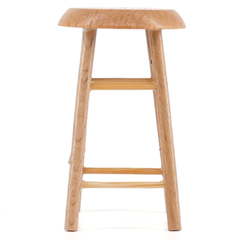 1 шт. миниатюрный стул для кукольного домика 1/12 имитация мини деревянного стула