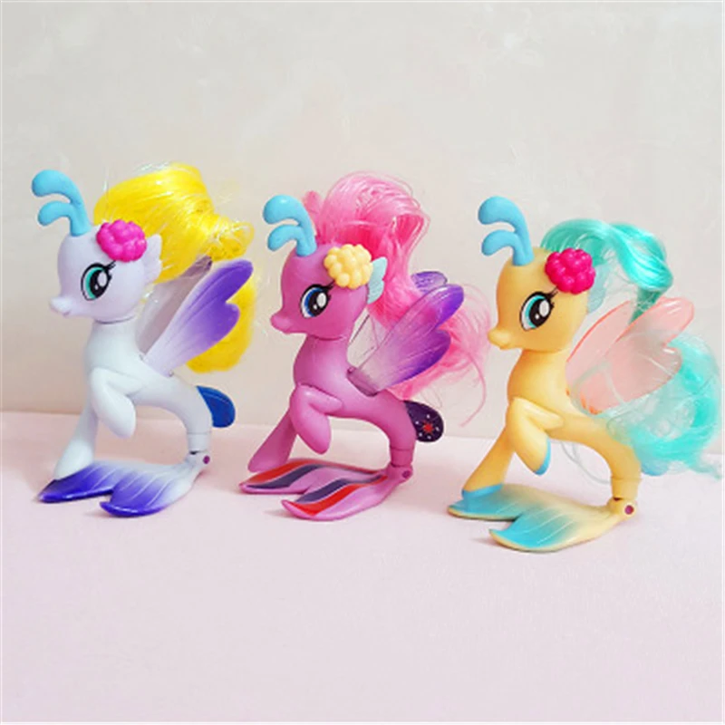 12 см Новинка милый питомец Единорог рыба Пони лошадь крылья Пегас маленькая экшн