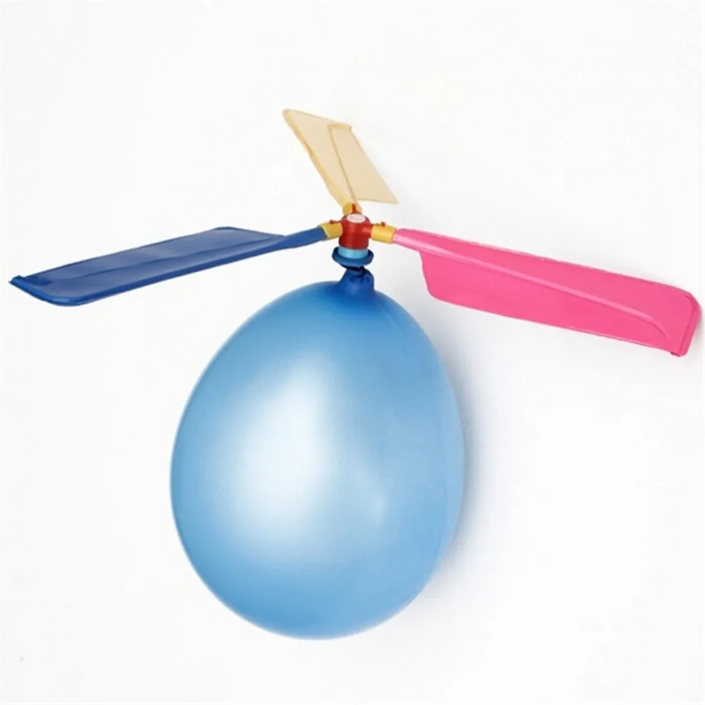 Helic&oacute;ptero de globos para ni&ntilde;os, juguete volador de relleno, de colores aleatorios, cl&aacute;sico, sin materiales, para fiesta de beb&eacute;, Deportes Al aire libre, 1 unidad-1