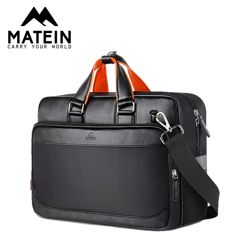 Офисные Сумки Matein для мужчин очень большой кожаный портфель ноутбука 17 дюймов