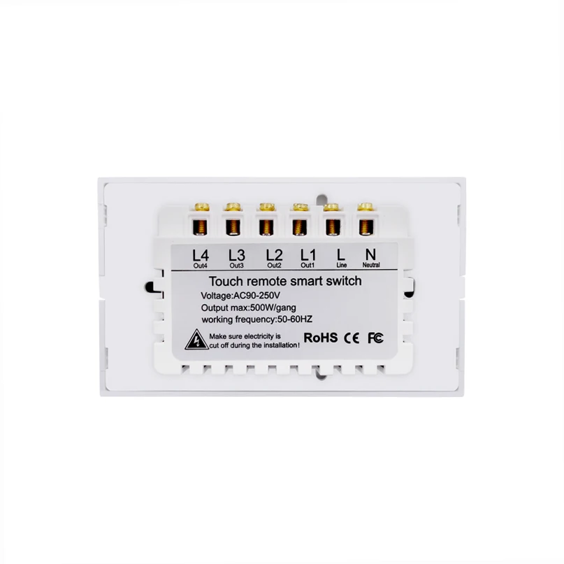 Настенный выключатель настенный светильник стандарт США Wi-Fi сенсорная панель