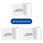Themal Paper White Notes for Phomemo M02M02SM02Pro Printer Sticky Papel fotoграфический ролик