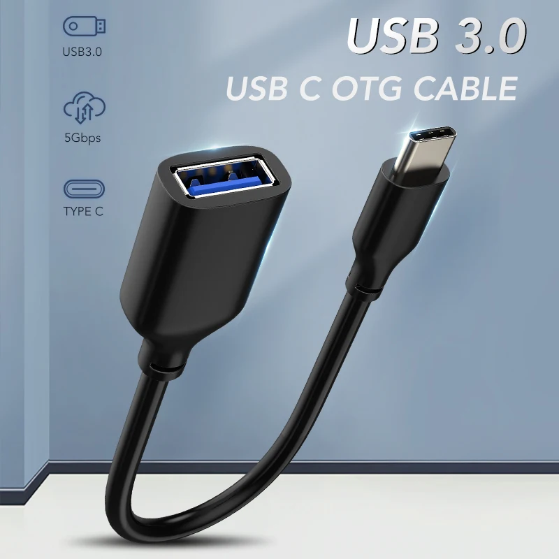 CABLETIME USB C to 3.0 OTG Adapter Male Female Data Transfer Converter for PC Laptop Samsung Huawei N373 | Электроника