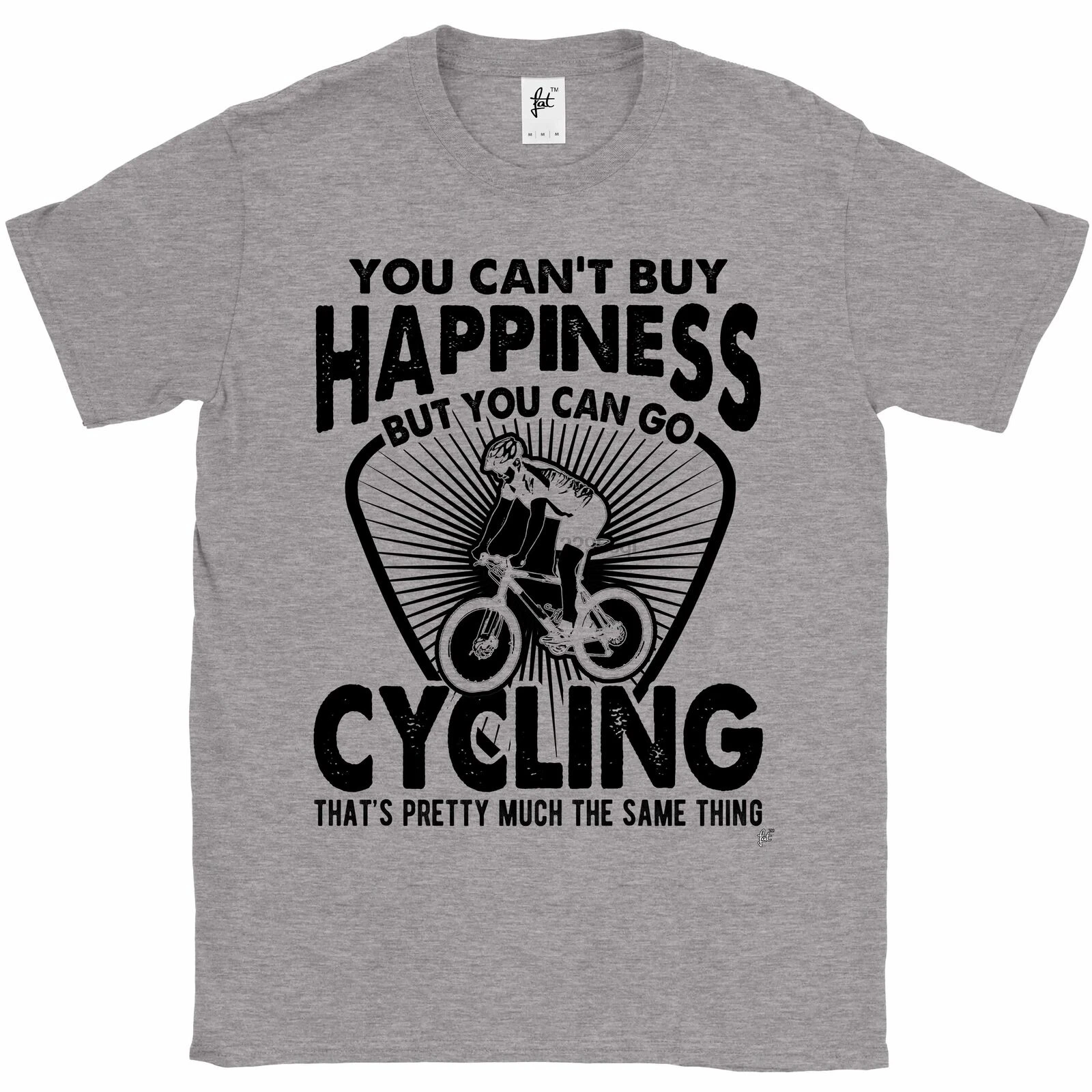 Вы не можете купить счастье но вы ездить на велосипеде Мужская футболка - по