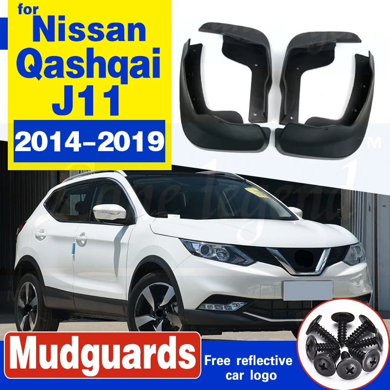 Набор передних и задних брызговиков для Nissan Qashqai J11 2014 2019 2016 2017 Брызговики крыло