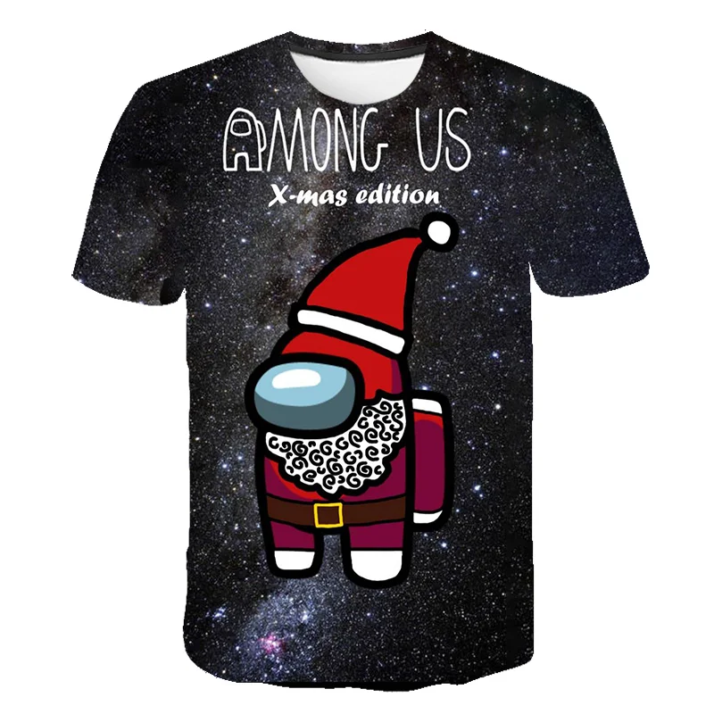 

3D Unicorn Among Us T-shirt Impostor Boys Girls Clothes Casual Toddler Children's Clothing Camiseta Summer Short Sleeve Tops