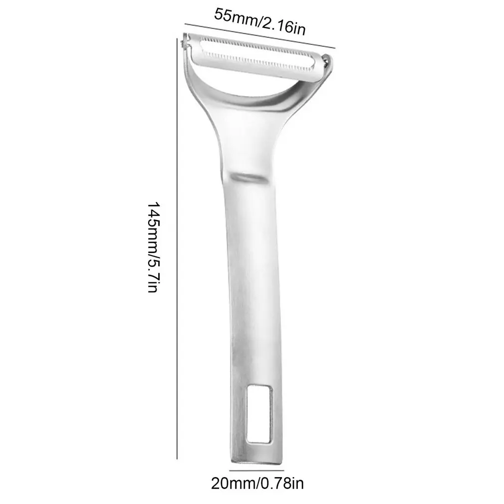 

Solid Stainless Steel Fruit Peeler Multifunctional Kitchen Tool Kitchen Vegetable Peeler Potato Peeler Serrated Blade