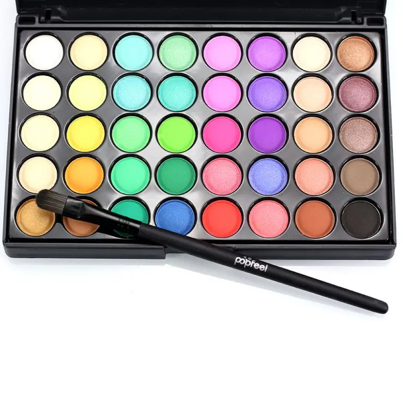 Face Cosmetics Makeup Natural Matte Eyeshadow Pallete Brighten Shimmer Eye Shadow Palette MakeUp Tool 40 Colors/Set Dropshipping |