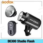 Компактная вспышка Godox DE-300 DE300 300W для студийной фотосъемки с креплением Bowens