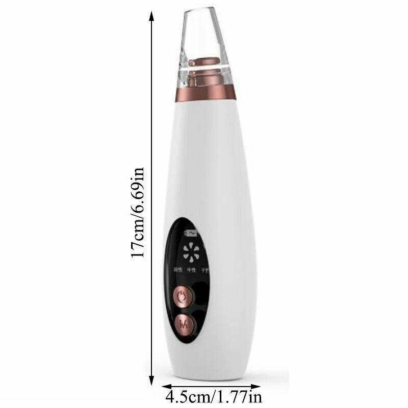 Blackhead Remover Face Pore Sucting Acne Cleaner Pimple Removal Vacuum With LED Screen Display Facial Skin Care Devices | Красота и