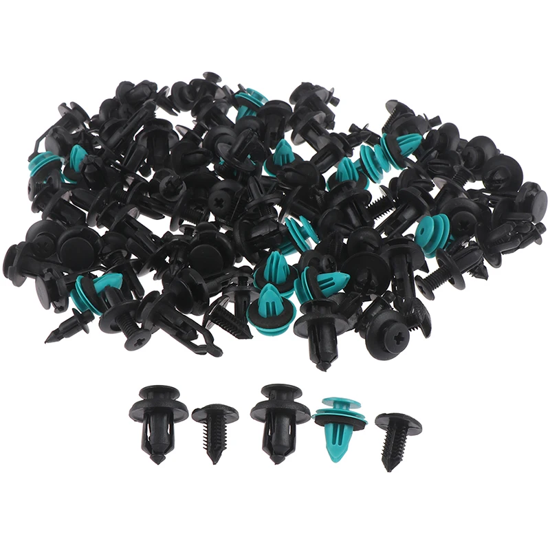 120 шт. Универсальные пластиковые автомобильные Заклепки Крепеж автомобильный