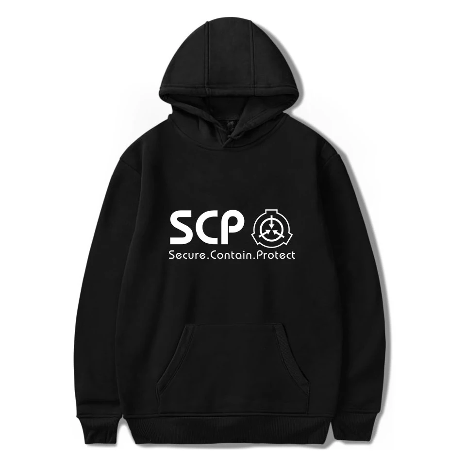 

2019 толстовки с принтом Scp Foundation, женские и мужские весенние толстовки, одежда 2019, Harajuku, повседневные толстовки с капюшоном KPOP Plus
