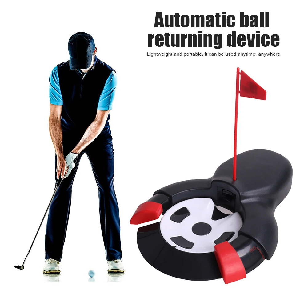 

Automatic Golf Ball Returner Putting Cup Indoor Golf Practice Train Device Outdoor Golf Practice Training Aids