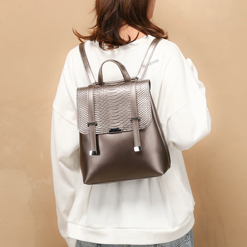 Модный женский рюкзак школьные принадлежности из искусственной кожи