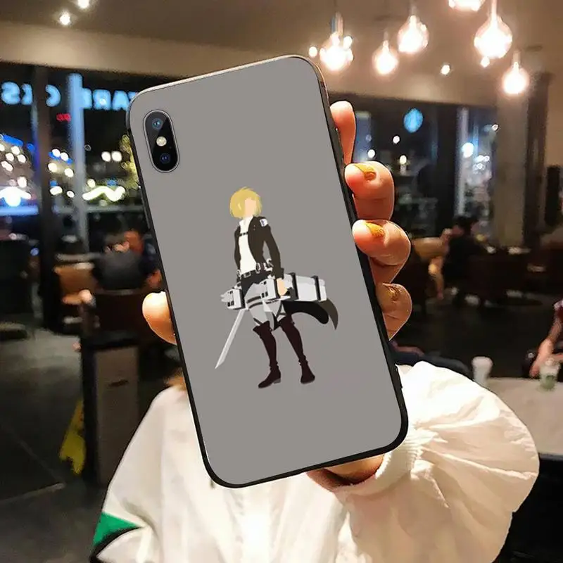 

Japan anime Attack on Titan Phone Case for iPhone 11 12 mini pro XS MAX 8 7 6 6S Plus X 5S SE 2020 XR shell