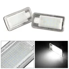 2 шт 12 В номерной знак светильник для Audi A3 S3 A4 S4 B6 A6 S6 A8 S8 Q7 Белый светодиодный автомобильный светильник s авто аксессуары