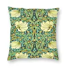 Bohochic винтажный Вильям Моррис цветочный квадратный чехол для подушки домашний Декор 3D двухсторонняя печать наволочка для автомобильного сиденья