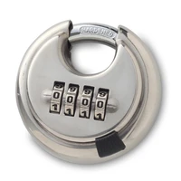 stainless steel round combination 4 digits combination lock door safety padlock luggage luggage metal combination lock padlock