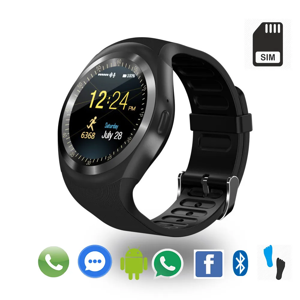 Умные часы Bluetooth телефонные звонки Gsm порты шагомер умные с поддержкой Nano SIM и TF