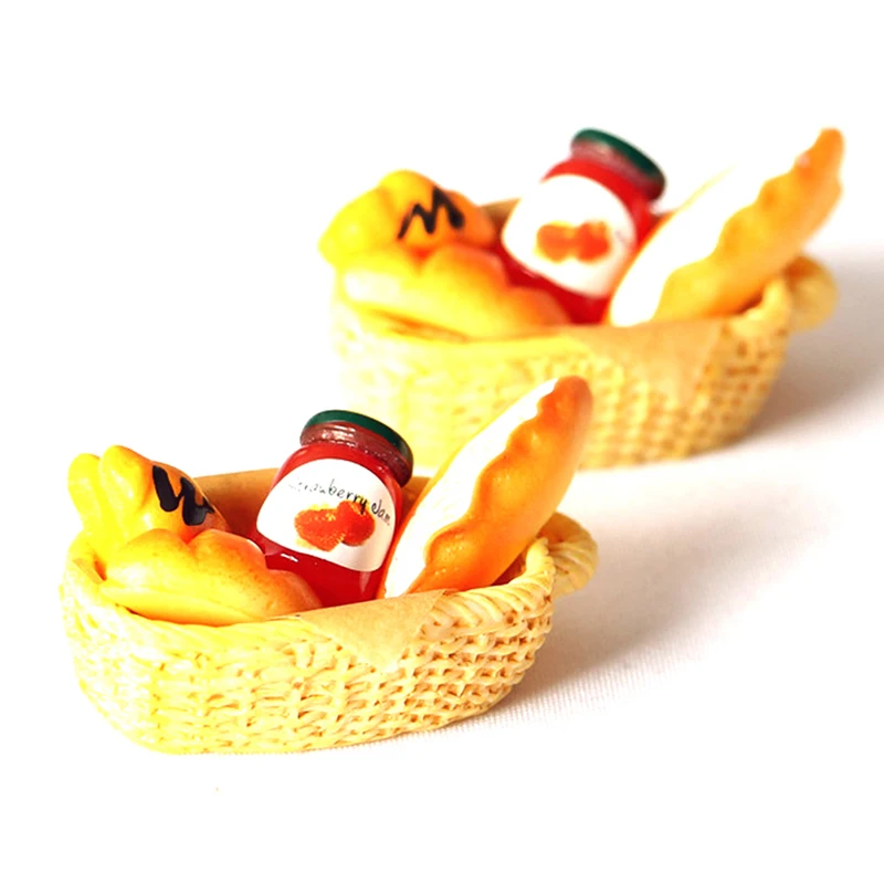 

Корзина для пищевых продуктов, варенья, хлеба, тостов, 1 набор, 1:12