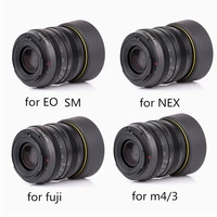 kamlan lens 50mm f1 1 aps c large aperture manual focus lens for canon eos m nex fuji x m43 cameras with lens hood