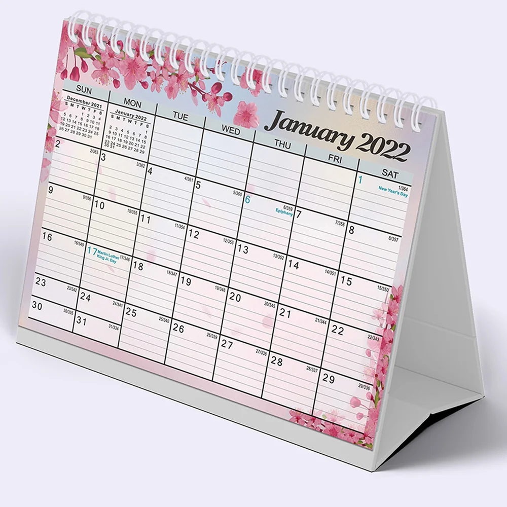 

1pc 2022 Desktop Small Desk Calendar Office Supply School Desk Calendar