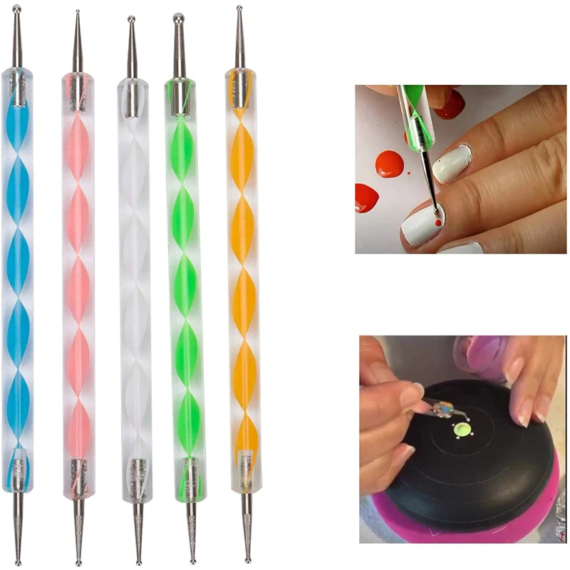 

19Pcs Dotting Tools for Painting Mandalas Rocks Dot Art Stencil Ball Stylus Set Sculpting Carving Kit