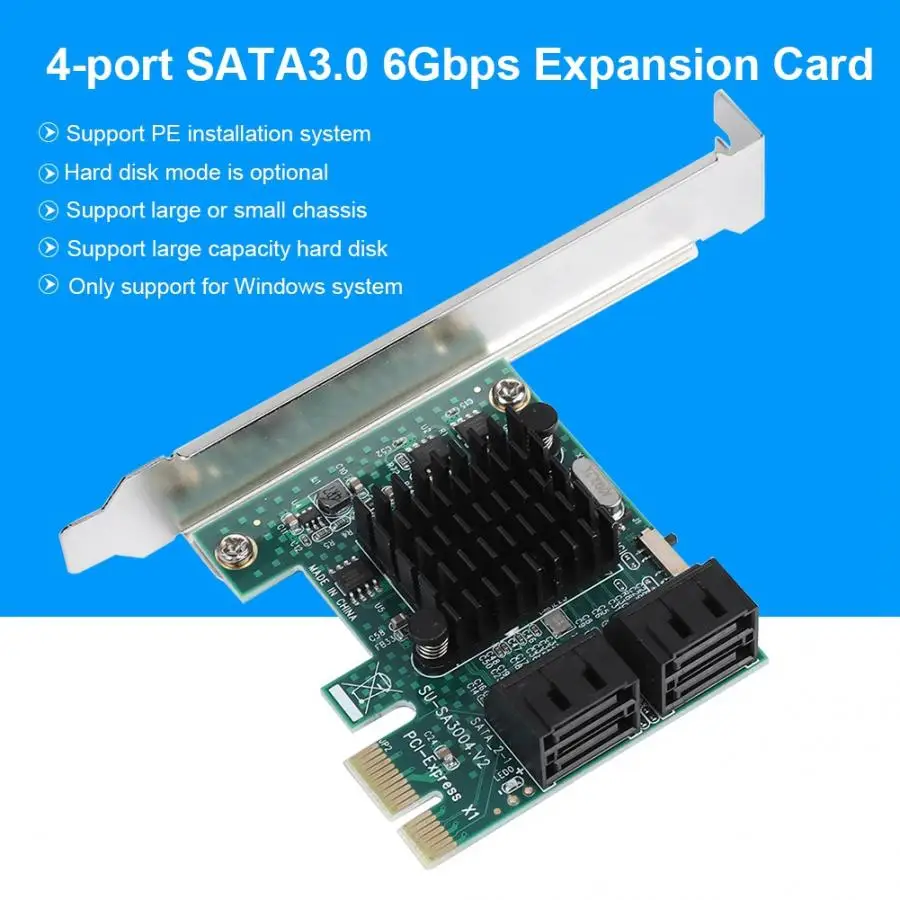 PCIE SATA 3 0 карты расширения 4-Порты и разъёмы PCI-E контроллера адаптер 6G | Инструменты