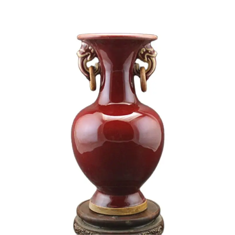 Китай Цзиндэчжэнь Античная песня Цзюнь фарфоровая двойная ваза для ног | Дом и