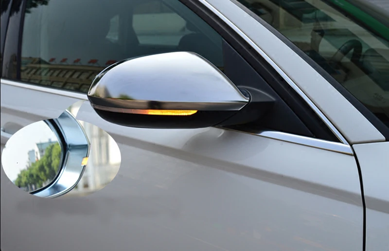 Для Audi A6 C7 S6 2012 2018 1 пара зеркальная защитная крышка из вольфрамовой стали с черным