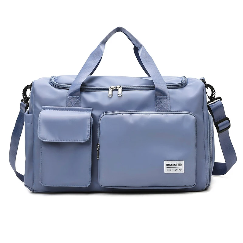 

New Casual Nylon Travel Bag Woman Handbags Multifunction Wet Dry Separation With Shoe Position Sports Bag Large Luggage Bags