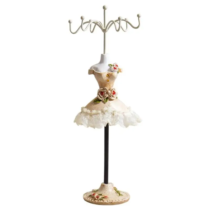 2 Fashion Jewelry Display Rack Rotatable Elegant Jewelry Stand Mannequin Jewelry Holder Necklace Bracelet Anklet Display Storage - Цвет: 2