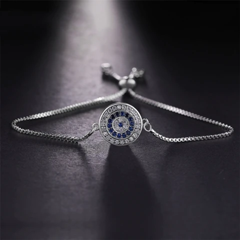 Juya Серебряный браслет с греческим глазом