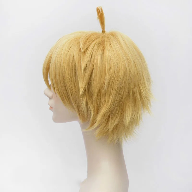 Nanatsu No Taizai The Seven Deadly Sins Meliodas короткие Многослойные желтые синтетические волосы