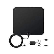 HD tv комнатная ТВ антенна 75 км Диапазон 28 дБи с усилителем цифровая внутренняя ТВ антенна поддержка 1080P cccam