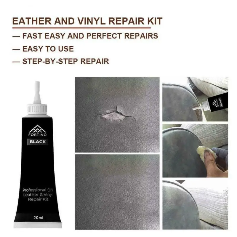 

1pc Car Seat Repair Cream Leather Seat Coats Hole Scratch Cracks Rip Auto Repair Cream Leather Complementary Color Repair Agent